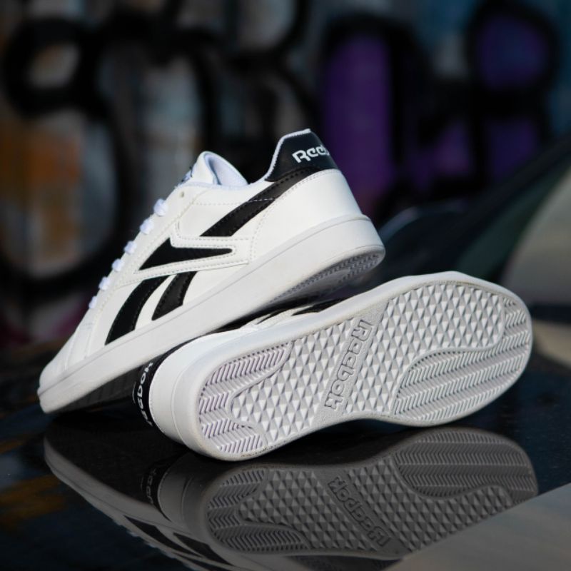 Sepatu Reebok Royal Complete 2 White Black Putih Hitam Original