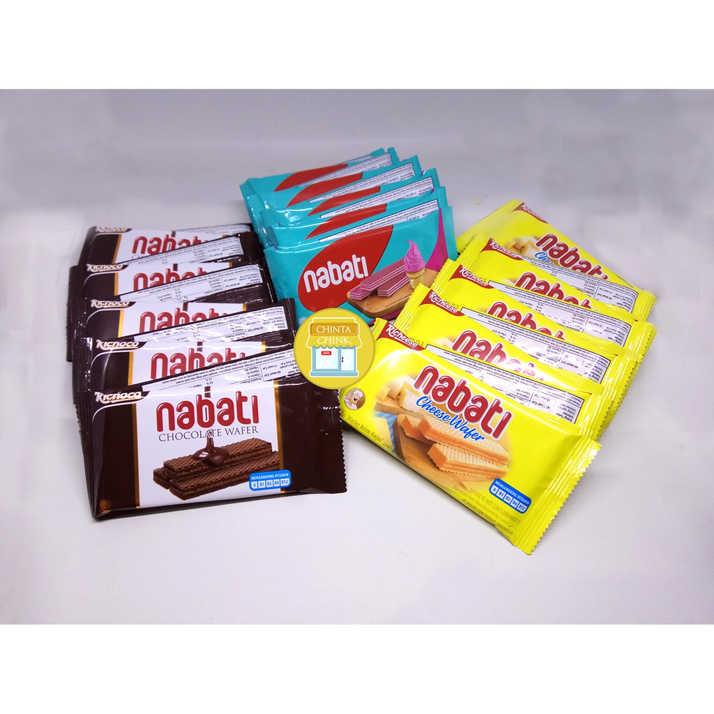 

Richeese Nabati Wafer Mini Keju / Coklat Isi 10pcs x 24g