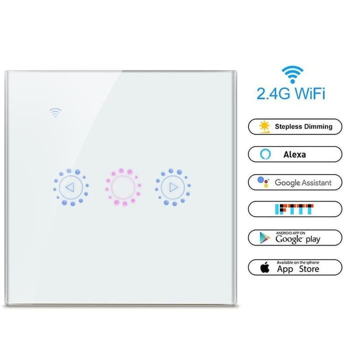 Inotrix ONFRW Remote Saklar Touch WiFi ON / OFF Support Alexa, Google