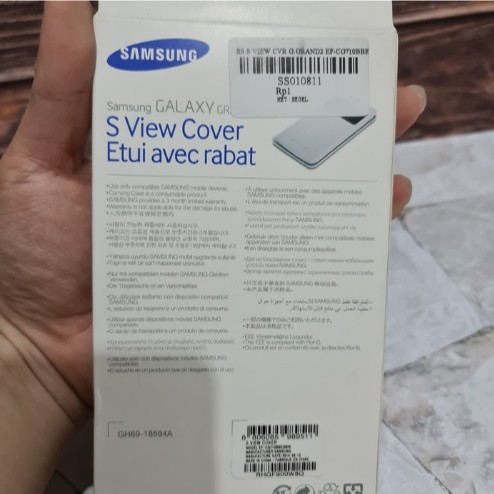 SAMSUNG S VIEW COVER GALAXY GRAND 2 CASE ORIGINAL RESMI SEIN