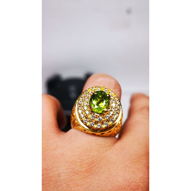 batu permata green peridot Burma ntd memo ACC GEMS lab