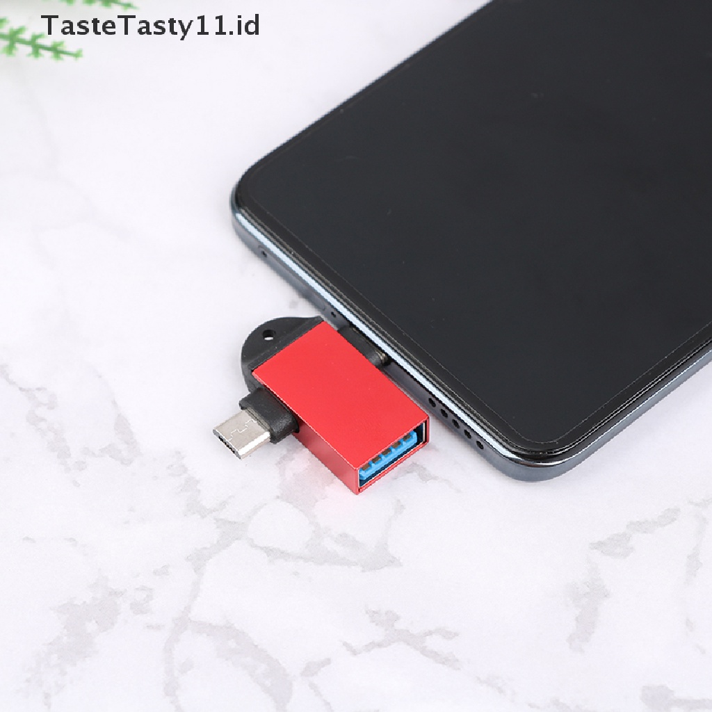 【TasteTasty】 Mobile Phone Adapter Usb Connector Multi-Function Two-in-One Android TYPE-C3.0 .