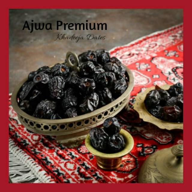 

Kurma ajwa Khadeea Dates 500gr PALING MURAH!!!