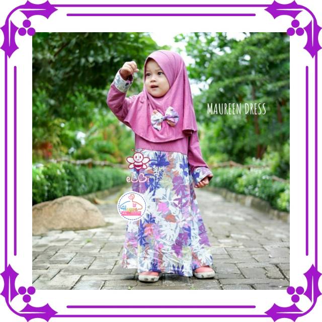 Gamis dan hijab anak | Baju muslim anak perempuan | Fashion muslim anak trendy