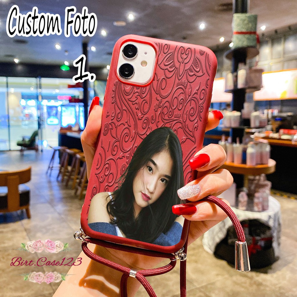 Softcase Custom Slingcase Tali Lanyard Candy Custom Xiaomi Redmi 6x Mi A2 6 Pro A2 Lite BC3136