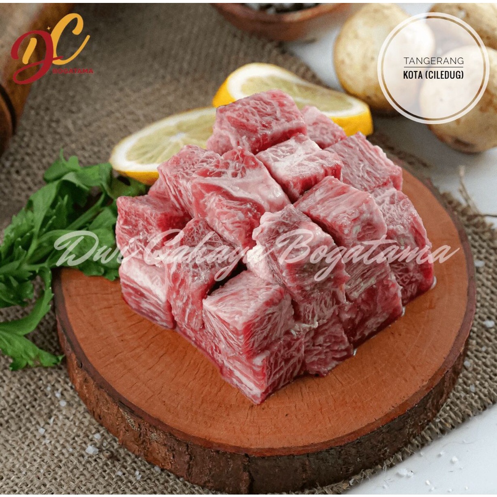 

USA SAIKORO BEEF CUBE WAGYU MELTIQ - 250gram