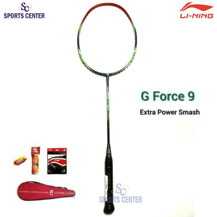 original Raket Badminton Lining G Force 9 / G-Force 9 FULLSET
