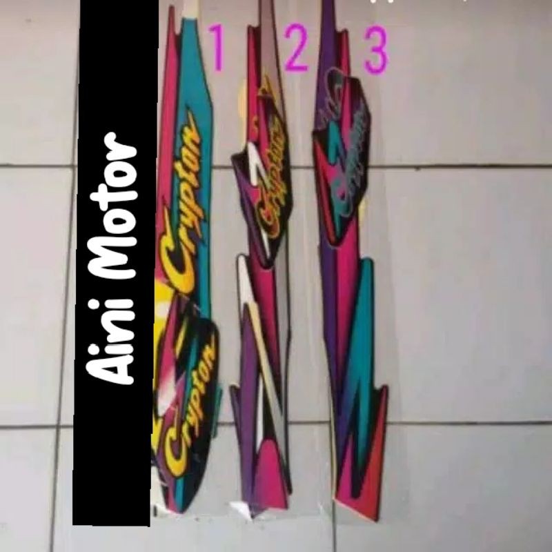 Striping bodi yamaha crypton