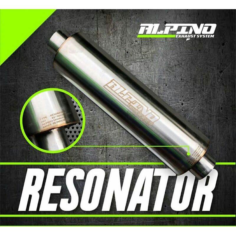 Resonator manual alpino exhaust
