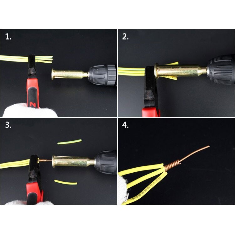 HALOJAJU Mata Bor Wire Twisting Twister Penyambung Kabel 5 Hole - X201 - Silver