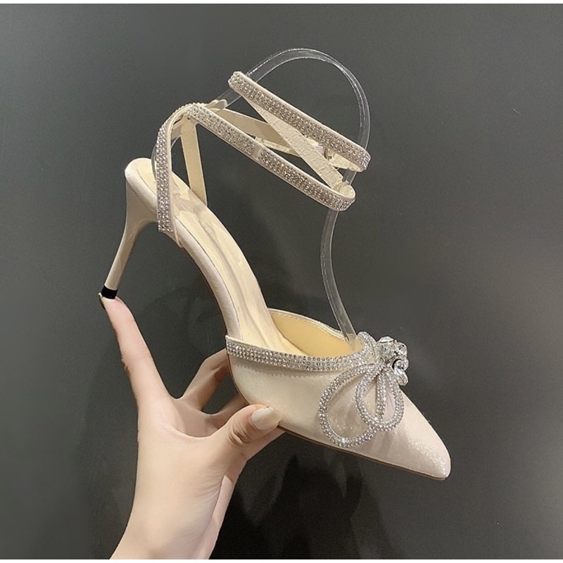 heels A6666 sendal wanita import realpict