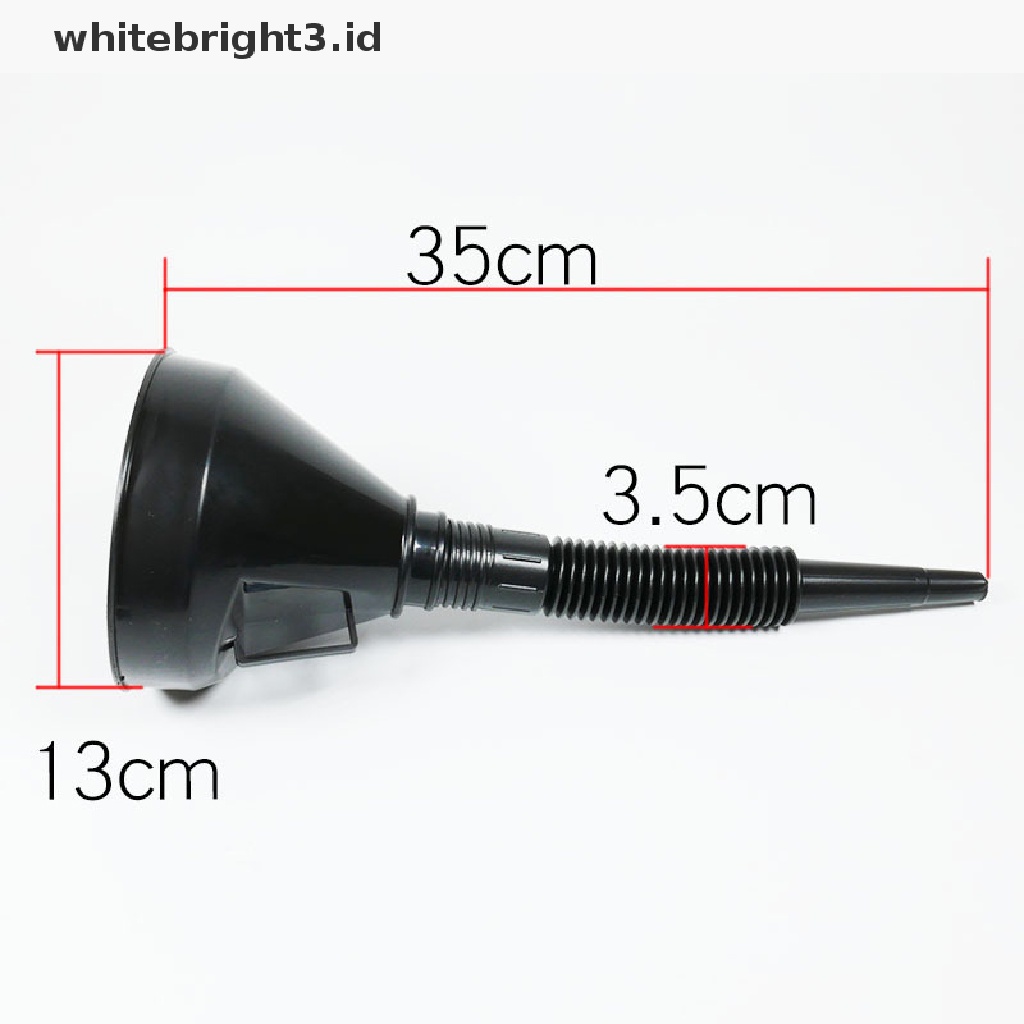 (whitebright3.id) Corong Filter Oli Mobil / Truk / Motor Universal Dengan Pipa Cerat