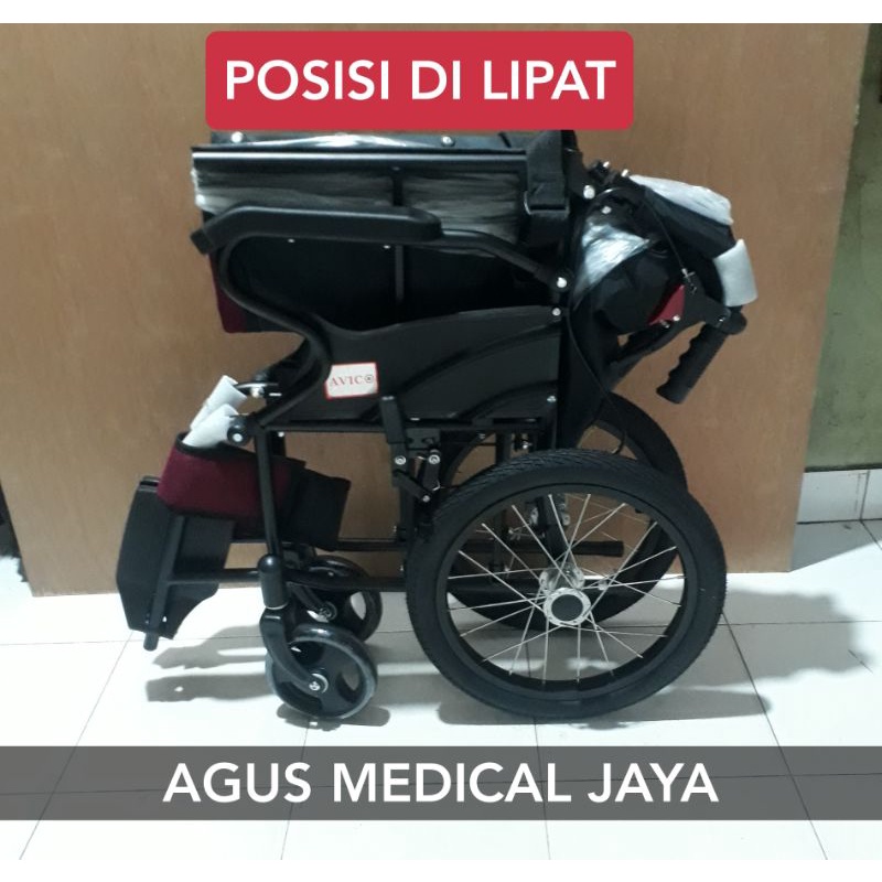 KURSI RODA TRAVEL AVICO 871 PAKAI BAN ANGIN