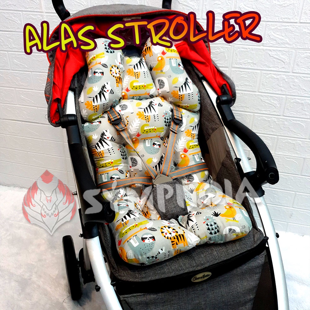 [COD] [NEW ARRIVAL] Alas Stroller Universal Strollerpad Pelindung Semua Stroller Model Elephant