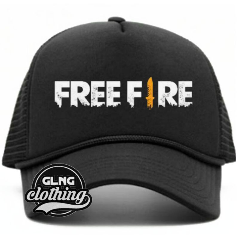 Topi Free Fire Trucker - Topi Freefire - Topi FF