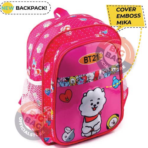 PTS - Ransel Sekolah Anak Ransel Emboss 4D - TAS LED ANAK EMBOSS DOTY TAS SEKOLAH SD Tas Korea School Backpack Hits Terlaris Promo Diskon Ransel Emboss Mika