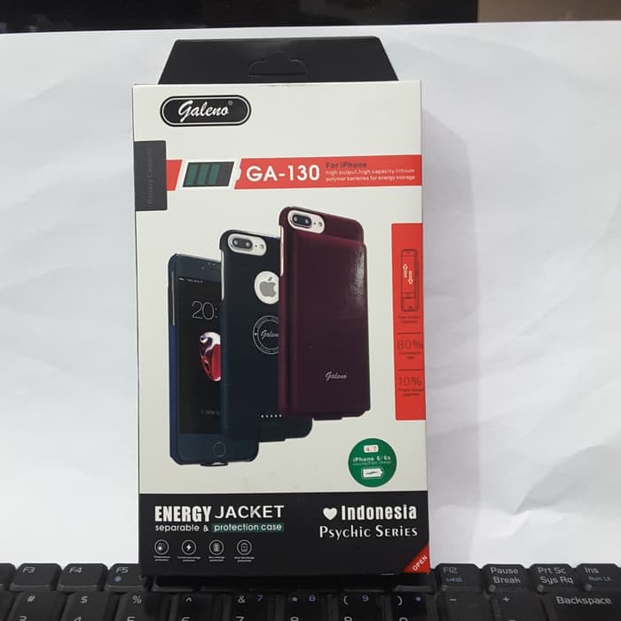 POWER CASE GALENO ENERGY JACKET GA-130 IPHONE 6+/7/8 dan 8+