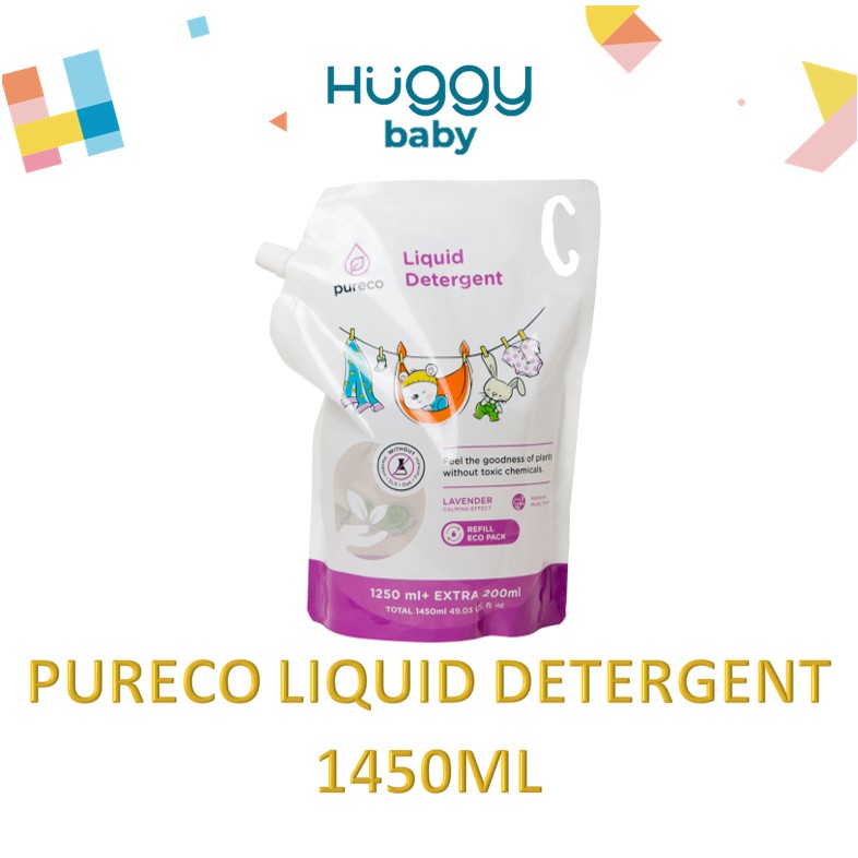 Pureco Liquid Detergent 1450ml Sabun Cuci Baju 1450ml