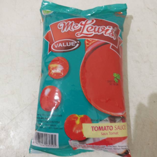 

Saus tomat mclewis 500 gram