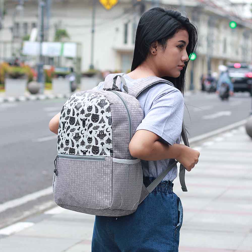 tas ransel wanita,tas backpack wanita,tas sekolah murah,tas kuliah murah,tas ransel laptop wanita ASN163