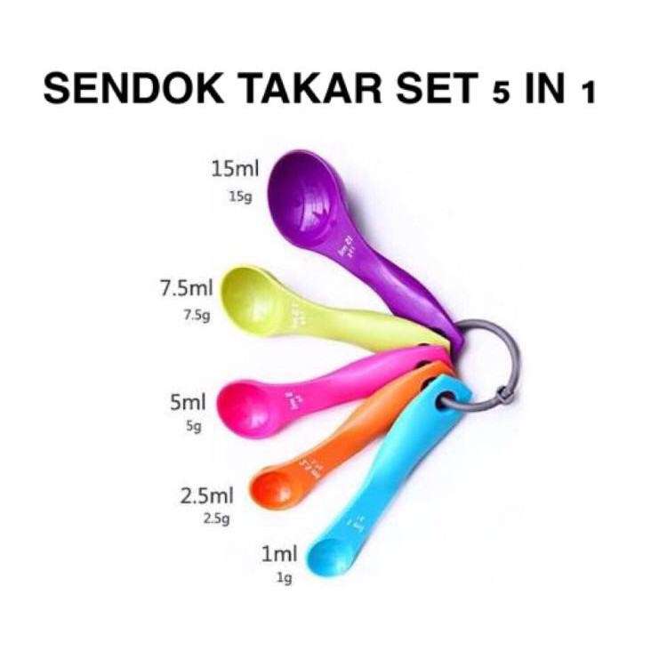 Jual Sendok Takar Mpasi 5in1 Shopee Indonesia 1643