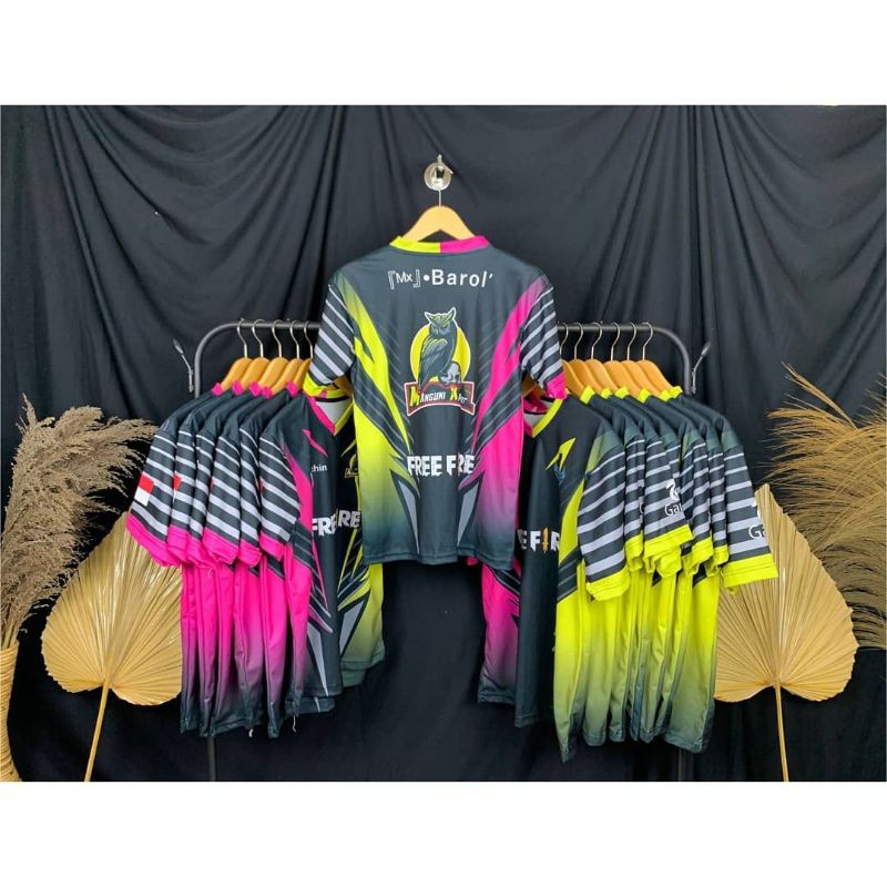 BAJU Gamers Esports Custom Free NICKNAM+LOGO TEAM