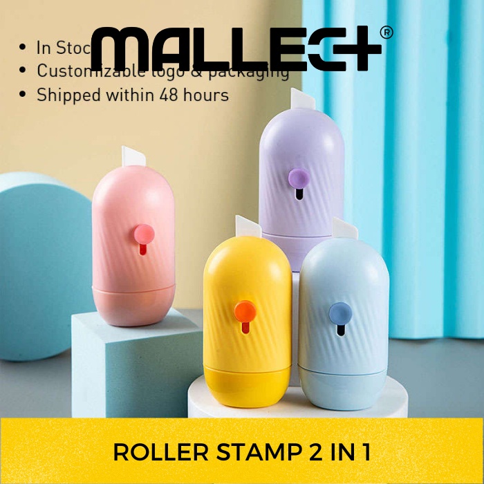 

ROLLER STAMP / PENGHAPUS RESI 2 IN 1 / STEMP ROLLER / CUTTER / PENGHAPUS ( PENGHAPUS RESI DAN CUTTER )