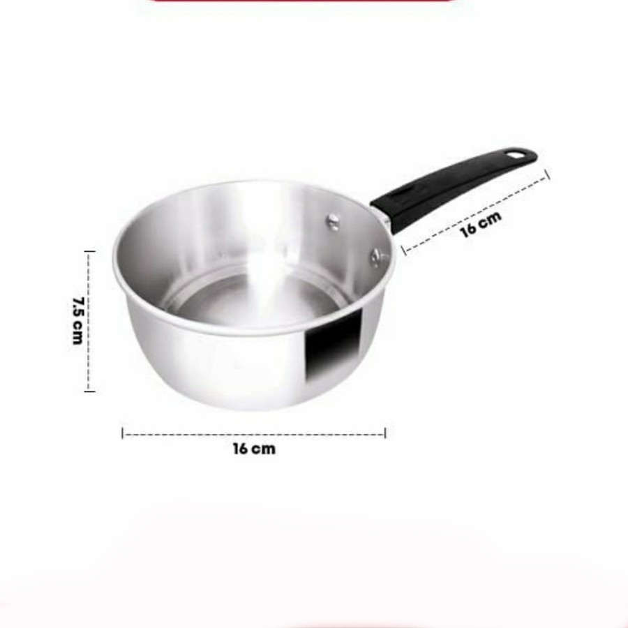 Maspion SSP141 – Panda Fit Set A (Fry Pan 20 cm, Sauce Pan 16 cm)