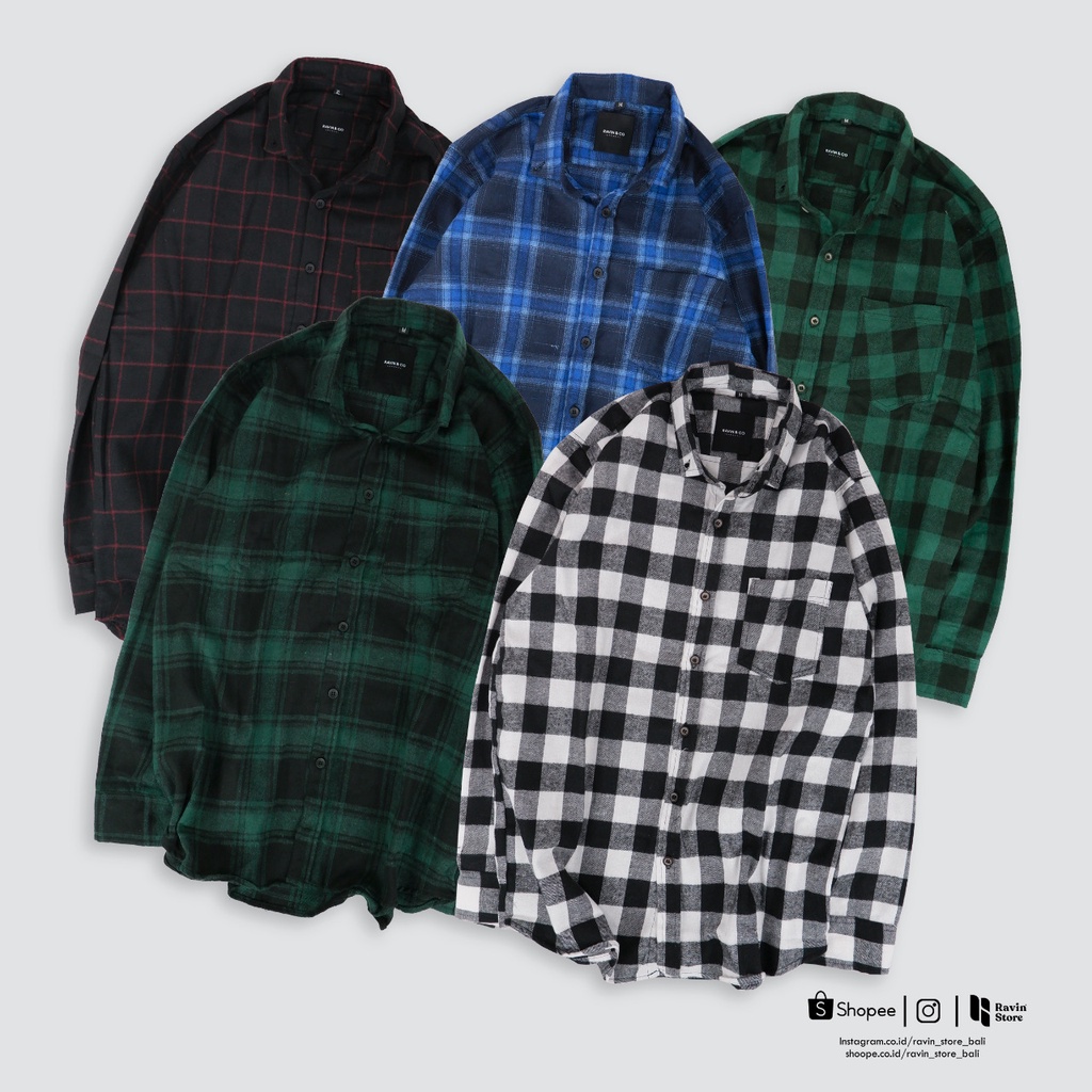 KEMEJA FLANEL DISTRO/UNISEX