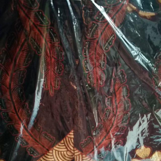 Asifa Batik Hrb026 Kenongo Kemeja Tosca Pendek Pekalongan Padi M L Xl Sogan Tulis Halus Kemeja Batik