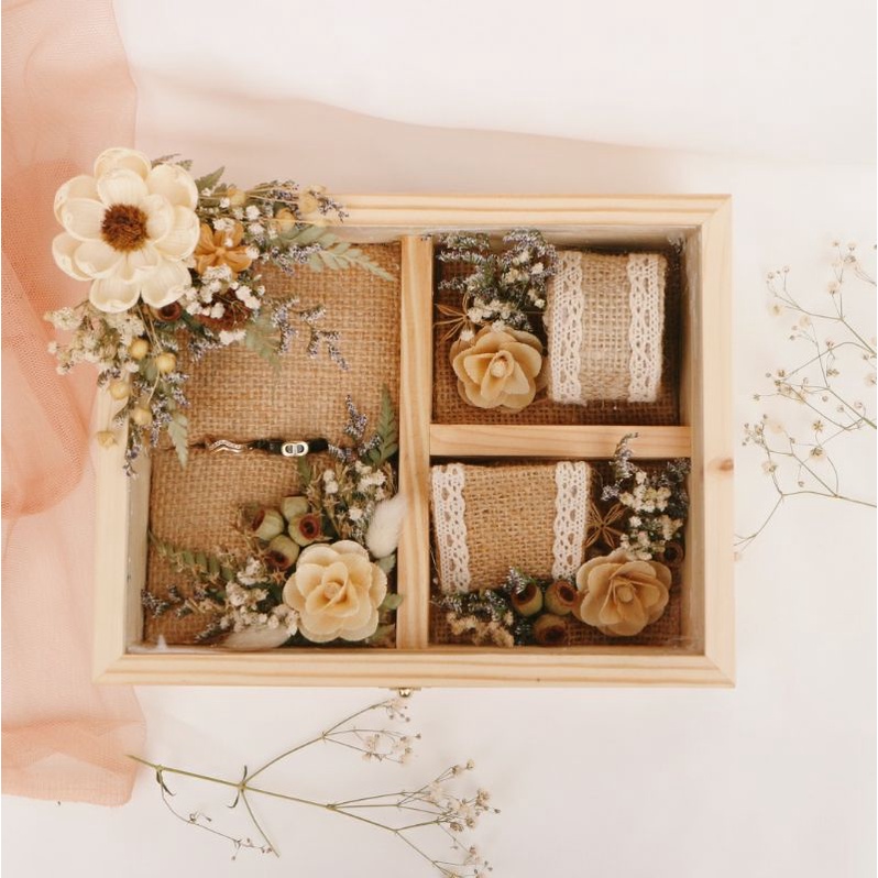 Box perhiasan kayu / box mahar / kotak mahar  / jewelery box