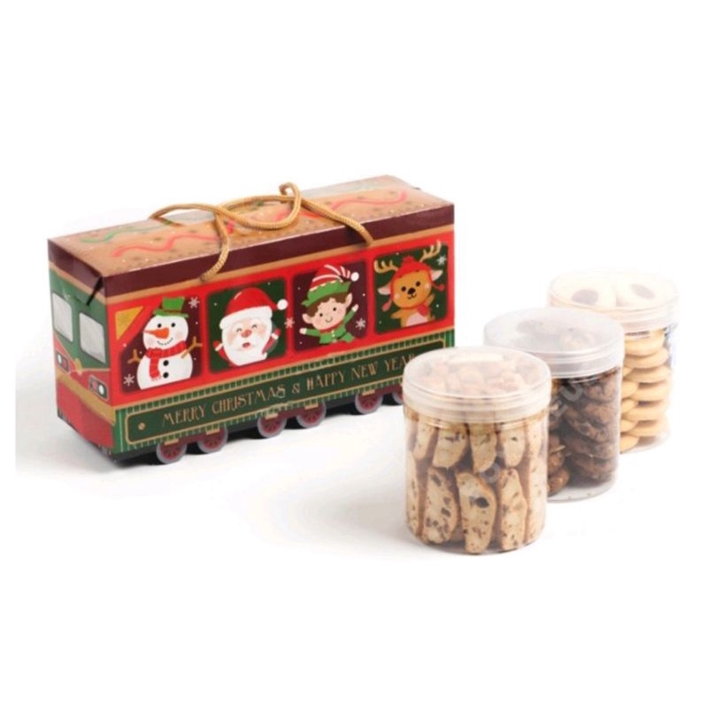 

Dus kue kering paper bag kue kering kereta christmas (5pc)