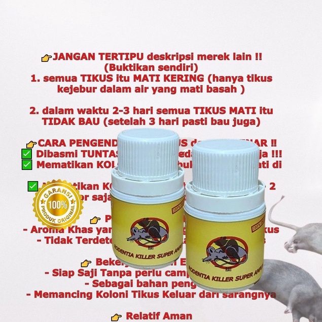 Pembasmi tikus ampuh Rodentia killer