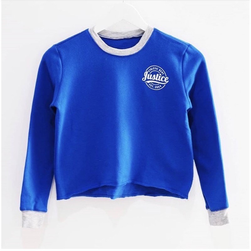 Justice Crop Top Sweater/ Crop Top Sweater Justice/ Crop Top Anak cewe