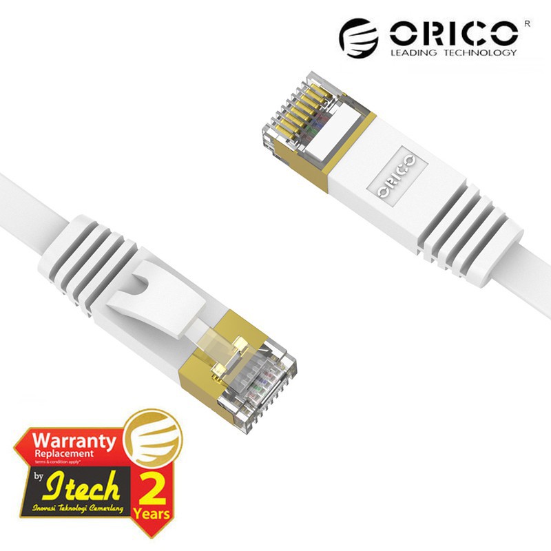 Cable lan rj45 cat 6 flat Orico 1m PUG-GC6B-10 - Kabel lan orico cat 6 1 Meter