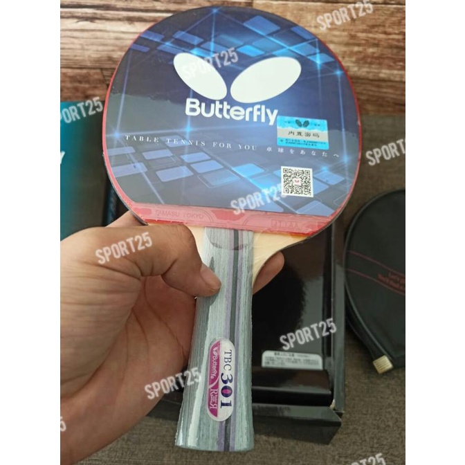 Jual Bat / Bet Pingpong Butterfly Tbc 301 Original