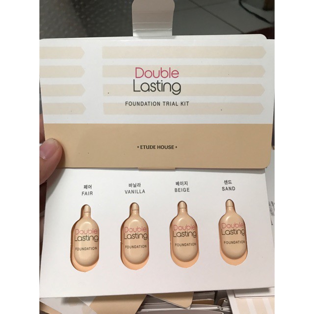 Etude House Double Lasting Foundation Trial Pouch