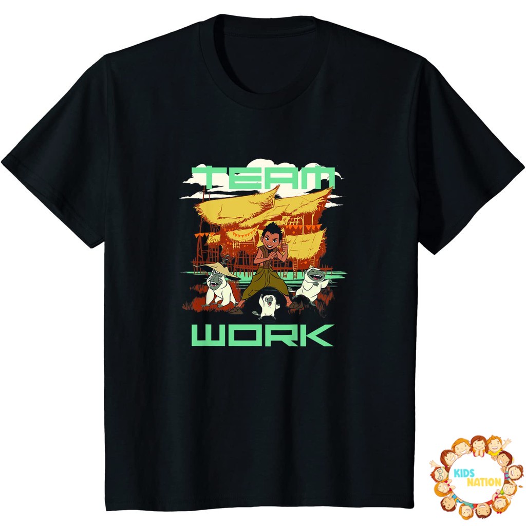Baju anak Disney Raya And The Last Dragon Team Work T-Shirt
