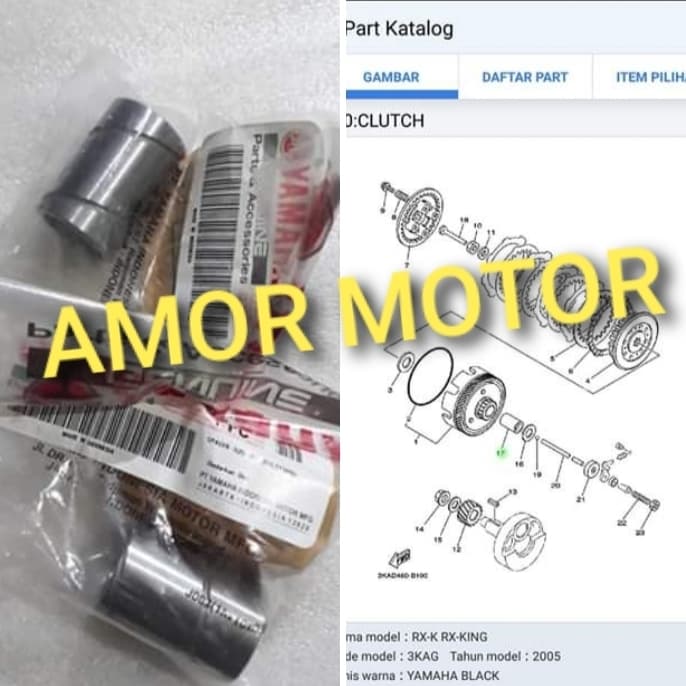 BOSH RUMAH KOPLING RX KING ORIGINAL