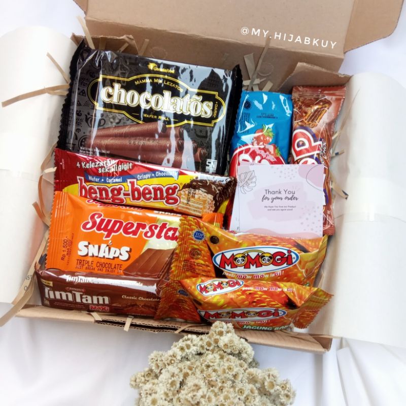 

Hampers Snack/Hampers Box/Snack Box/Hampers Snack Box/Hampers Murah/Kado Murah/Gift Box Murah