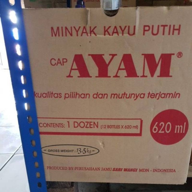 MINYAK KAYU PUTIH CAP AYAM 620 ML - MKP ( KHUSUS GOSEND DAN GRAB MEDAN