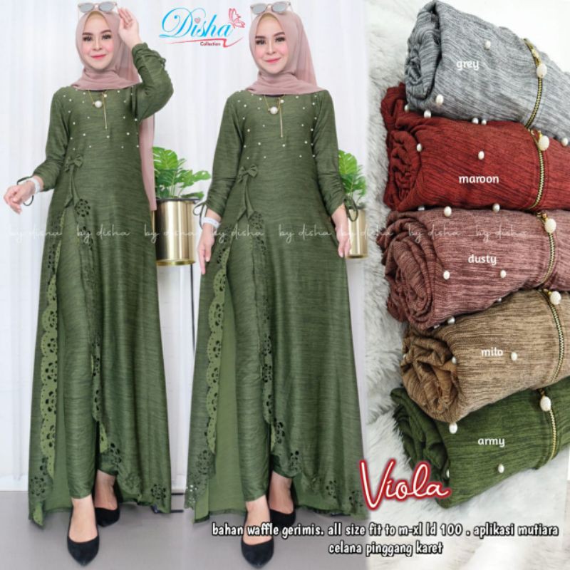 gamis wafle ld100 VIOLA