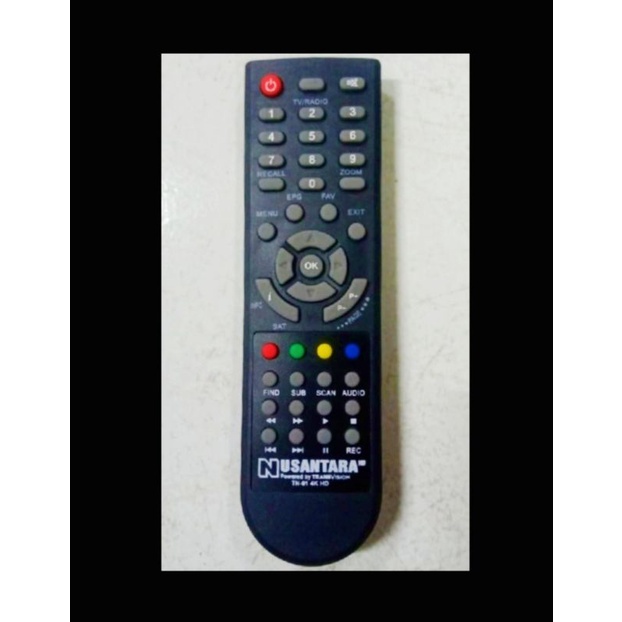 REMOT ORI RECEIVER TRANSVISION NUSANTARA HD TANAKA