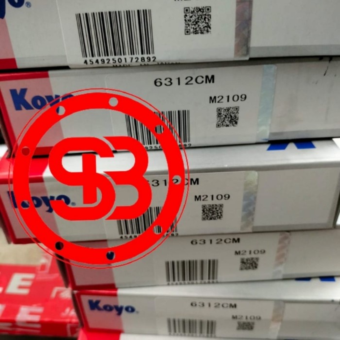 Ball Bearing 6312 / 6312 C3 KOYO JAPAN ORIGINAL