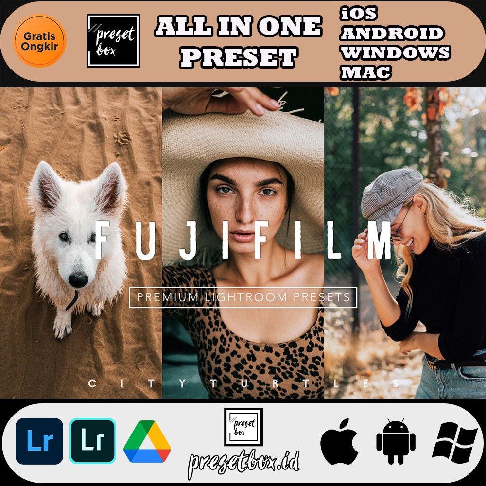 CT - FUJIFILM Lightroom Preset Android iOS Windows