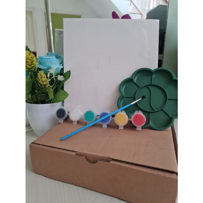 

Produk Terbaru Paket Hore Set Lukis Canvas Lengkap Dan Murah 5Ml X 6 Warna