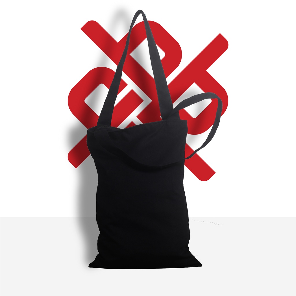 TOTEBAG CANVAS BABY WARNA HITAM