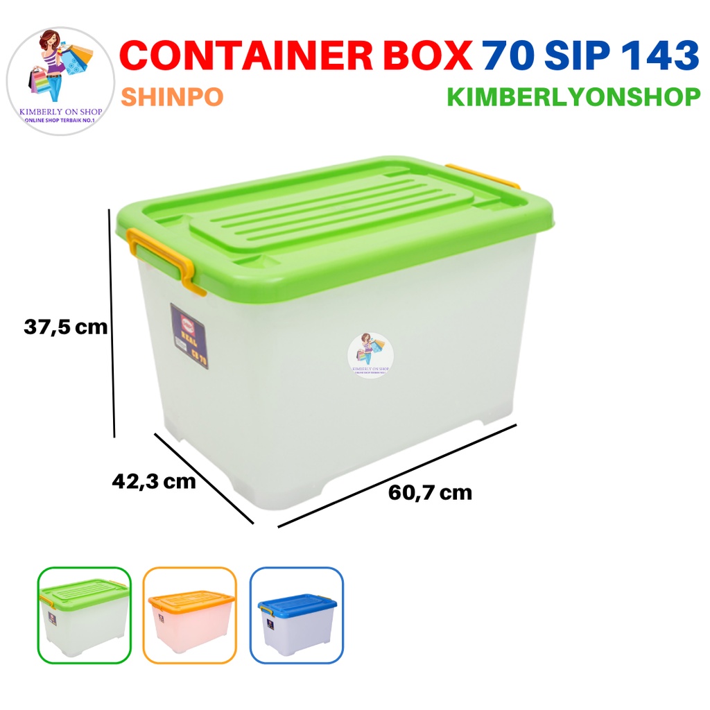 Box plastik utk menyimpan serbaguna container box Shinpo Real CB 70