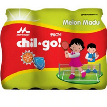 Chil Go Susu Cair Strawbery/Vanila/Coklat/Melon/Pisang 140ML PerPack Isi 6Pcs/popokcibarusah