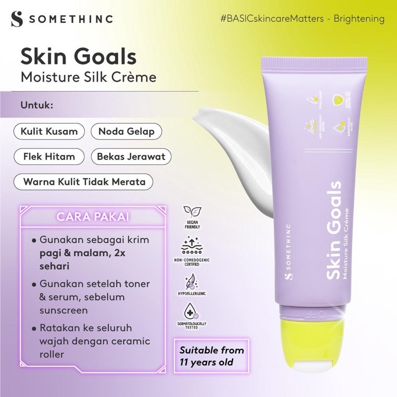 SOMETHINC SKIN GOALS MOISTURE SILK CREME 25ML &amp; 50ML